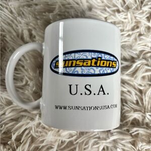 Sunsations USA White Ceramic Mug